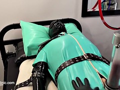 Anal, Bondage domination sadisme masochisme, Bondage, Médecin, Femme dominatrice, Latex, Massage