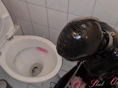 服従, フェティッシュ, Hd, ゴム, 熟年, 淫乱熟女, シャワー, 奴隷