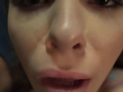 In den arsch, Braunhaarige, Besamung, Fingern, Freundin, Lingerie, Öl, Pov