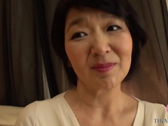 Asiatique, Sucer une bite, Tir de sperme, Léchez, Mère que j'aimerais baiser, Maman, Orgasme, Nénés