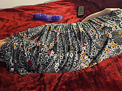 Femelle, Doigter, Hd, Mamelons, Chatte, Seins flasques, Sous la jupe, Vibromasseur