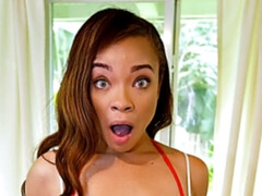 デカ尻, 黒人, フェラチオ, 茶髪の, バック, 手コキする, 異人種間, ティーン