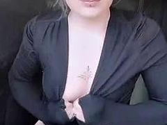 Leie, Blondine, Fetisch, Lingerie, Milf, Öffentlich, Solo, Titten