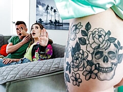 デカ尻, デカチン, デカパイ, フェラチオ, バック, 女 人男 人, ガリガリ, ティーン