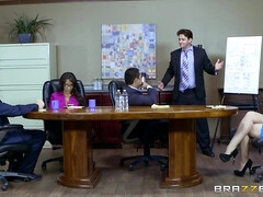 美女, デカパイ, フェラチオ, ハードコア, オフィス, ポルノスター, 現実, オッパイの