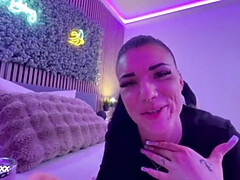 LizaRoxx Smoking Fetish POV: Sloppy Blowjob & Cum in Mouth Surprise