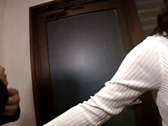 Asiático, Tetas grandes, Mamada, Corrida, Japonés