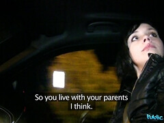 Брюнетки, В машине, Чешки, Европейки, Деньги, На природе, От первого лица, Сиськи