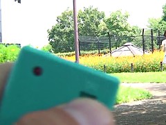 Aziatisch, Bruinharig, Auto, Sperma shot, Grappig, Slipje, Speelgoed, Vibrator