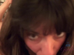 Éjaculation interne, Petite amie, Huilée, Petite femme, Pov, Chatte, Rasée, Nénés