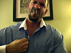 Gay, Masturbación, Músculo, Fumando