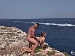 Leie, Strand, Schönheit, Fingern, Deutsch, Handjob, Hardcore, Im freien