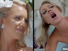 Cul, Nana, Blonde, Brunette brune, Dingue, Lesbienne, Léchez, Chatte