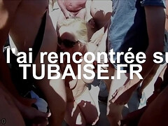 素人, ブロンド, フェラチオ, フランス人, オナニー, 淫乱熟女, 公共, スインガー