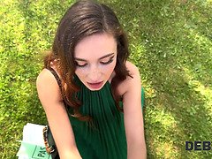 Belleza, Pareja, Hd, Tetas naturales, Nylon, Al aire libre, Pov, Medias largas
