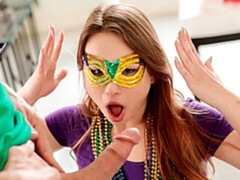 お尻, ブロンド, フェラチオ, バック, 手コキする, オマンコ, 剃毛, ティーン