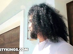 デカパイ, フェラチオ, デカチンの, キッチン, 下着, 怪物, オマンコ, 現実