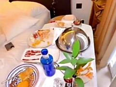 アナル, デカ尻, フェラチオ, 茶髪の, 巨乳な, ホテル, 淫乱熟女, ハメ撮り