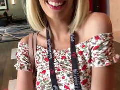 Enthousiasteling, Grote lul, Blond, Sperma shot, Hardcore, Buiten, Kut duiken, Tiener