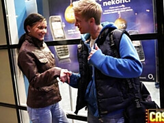 デカ尻, デカパイ, フェラチオ, 茶髪の, バック, 軟体, ガリガリ, ティーン