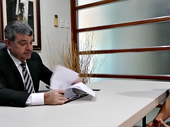 Asiatisch, Blasen, Spermaladung, Schwul, Masturbation, Reif, Büro