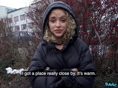 Rubia, Mamada, Botas, Corridas faciales, Atragantadas, Al aire libre, Perforación, Pov