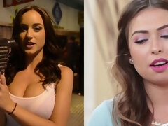 デカパイ, フェラチオ, 茶髪の, 巨乳な, コンピレーション, 浮気する, 異人種間, アウトドア