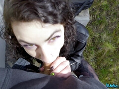 素人, お尻, フェラチオ, 茶髪の, 公共, 靴下, ティーン, オッパイの