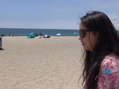 Asiatique, Robe, Petite amie, De plein air, Pov, Public, Chatte, Nénés