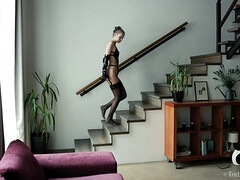 Gorgeous whore mind-blowing hot solo scene