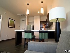 Latina step-mother Havana Bleu drilled from behind doggie-style