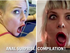 Surprise Anal Creampie Compilation - Big Ass Amateur Takes It All