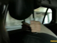 ブロンド, 車, チェコ, バック, 自家製, アウトドア, 剃毛, 締まりの良い