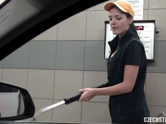 Carwash Beauty - Anie darling has POV sex for quick cash - euro reality porn