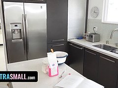 Adorable Freckled Babe Demi Hawks Pleases Stepbro With A Hot Blowjob & Stepbrother's Cumshot