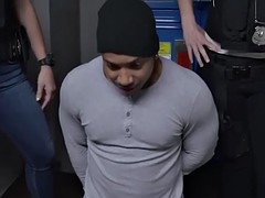 female cops with huge butts never miss a chance to bang with black convicts