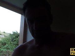 Filthy uk submissive ass and throat fucked