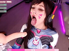 素人, デカパイ, ビッチ, ディルド, オマンコ, 一人, フェラする, おもちゃ