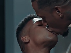 Anal, Grosse bite, Noire, Sucer une bite, Noir ébène, Homosexuelle, Interracial, Muscle