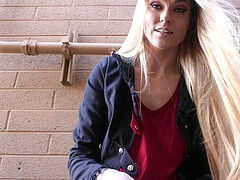 Hot blonde, nubile, young