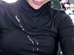 Grote lul, Sperma shot, Masturbatie, Shemale, Alleen, Thais, Webcamera