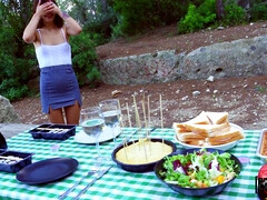 Braunhaarige, Italienisch, Im freien, Tätowierung, Spielzeuge