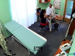 舐める尻, 医者, 手コキする, なめる, オフィス, オマンコ, ユニフォーム, のぞき