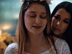 Gros seins, Mariée, Lesbienne, Maigrichonne