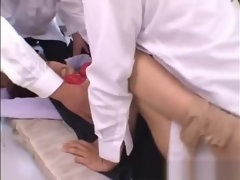 Asiático, Mamada, Bukkake, Corridas, Grupo, Japonés, Maestra, Adolescente