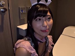 Part1 Slender Ass + Superb Nipples Moa Is a Slender and Beautiful Waitress Who Works at a Con Cafe! 090