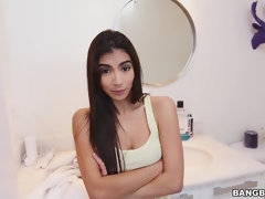 素人, デカチン, フェラチオ, イく瞬間, 手コキする, ラティーナ, 怪物, 小柄