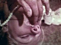 Anal, Blonde, Sucer une bite, Tir de sperme, Hard, Rétro ancien