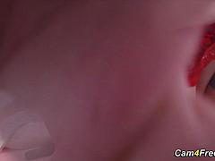 Tetas grandes, Rubia, Gafas, Hd, Masturbación, Solo, Juguetes, Camara web