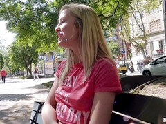 Amateur, Blonde, Queue, Mature, Seins naturels, De plein air, Petite femme, Piercing